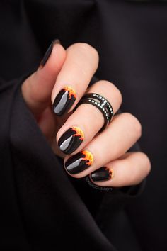 Fire Nails... or My Tribute to Australia Bushfire Crisis - SoNailicious