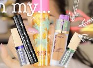 GO BIG OR GO HOME MASCARA! Tarte Foundcealer & Gleam Beam + Stila White Lies Eyeshadow